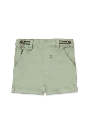 Aqua green cotton twill shorts TARTINE ET CHOCOLAT KIDS | TY2610152